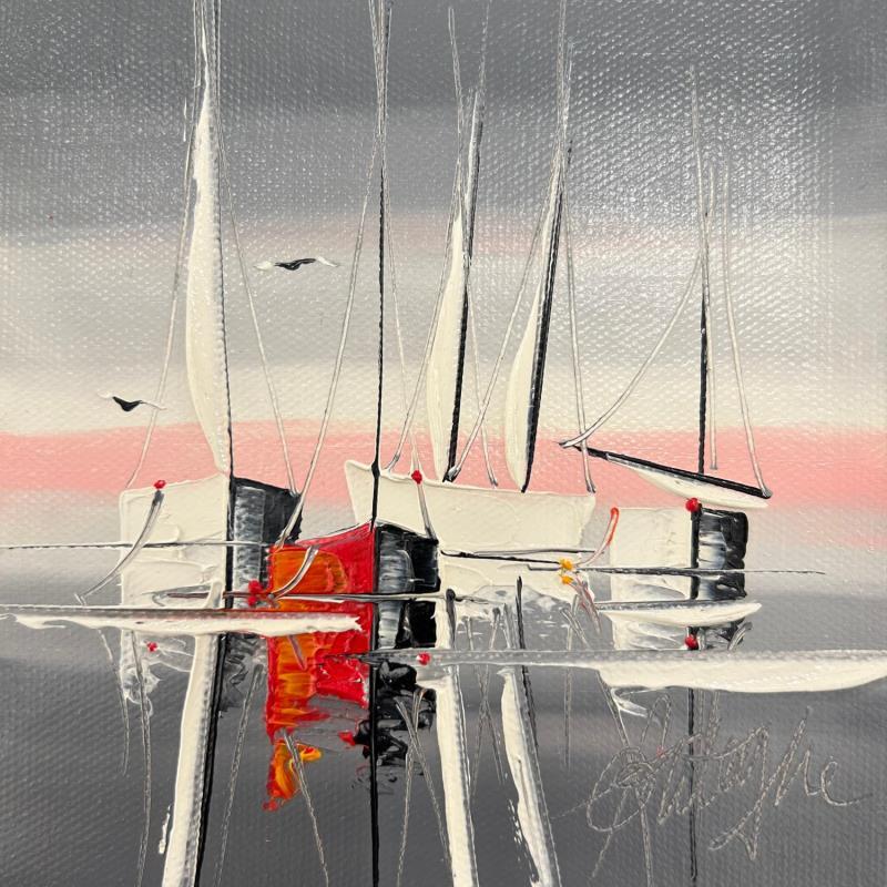 Painting On arrive by Fonteyne David | Painting Figurative Acrylic