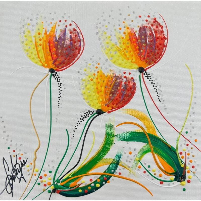 Peinture Le trio sensuel par Fonteyne David | Tableau Figuratif Acrylique