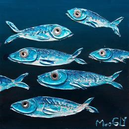 Painting Contrecourrus by Moogly | Painting Raw art Acrylic, Cardboard, Resin Animals