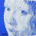 Painting Mini jeune fille bleue by Wawapod | Painting Pop-art Pop icons Acrylic Posca