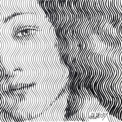 Peinture Venus noir par Wawapod | Tableau Pop-art Acrylique, Posca Icones Pop