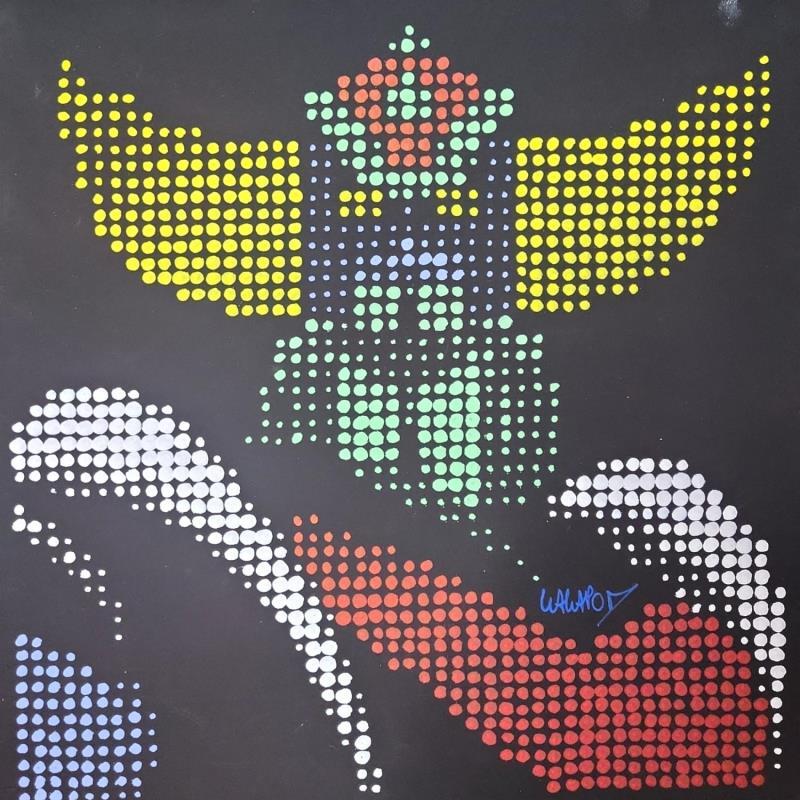 Peinture Goldorak 25 par Wawapod | Tableau Pop-art Icones Pop Acrylique Posca
