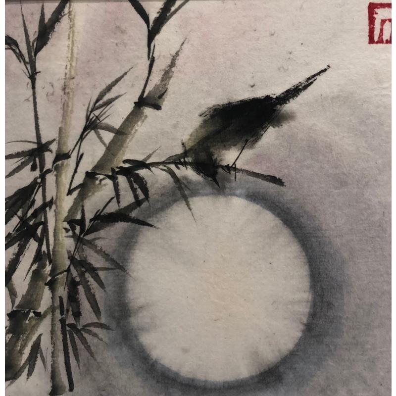 Painting A l'aube by De Giorgi Mauro | Painting Raw art Minimalist Ink