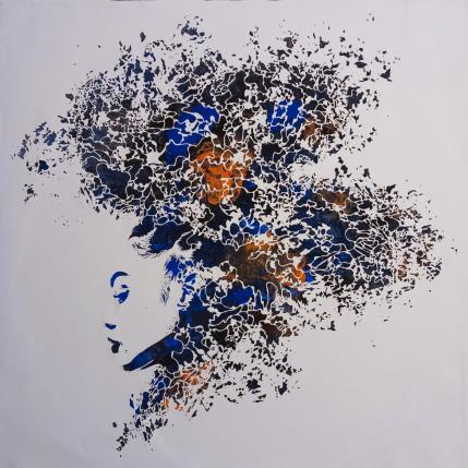 Peinture Butterfly par Louafi Valentine | Tableau Figuratif Papier Portraits