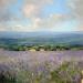 Painting Lavande en Drôme provençale by Giroud Pascal | Painting Figurative Landscapes Oil