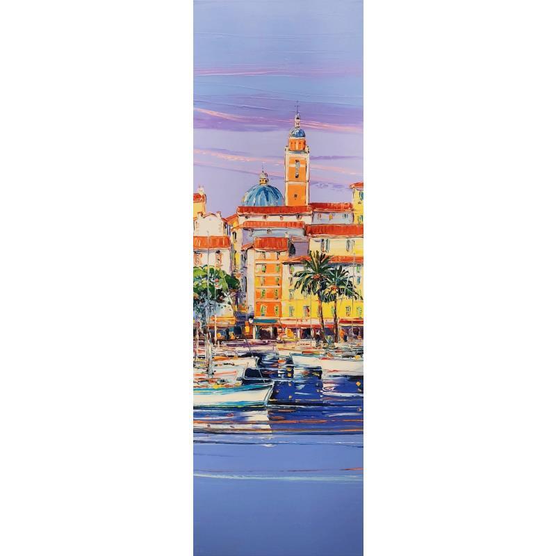 Painting Port d'Ajaccio, Corse by Corbière Liisa | Painting Figurative Oil Landscapes, Marine