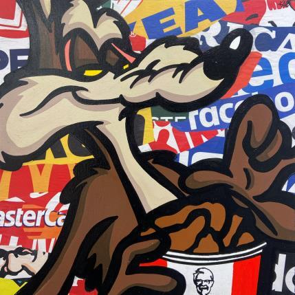 Peinture Coyotte KFC par Kalo | Tableau Pop-art Collage, Graffiti, Posca Icones Pop