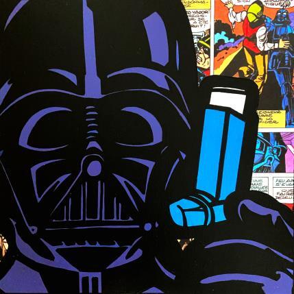 Peinture Dark Vador ventoline par Kalo | Tableau Pop-art Collage, Graffiti, Posca Icones Pop