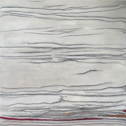 Painting Carré Sablé II by CMalou | Painting Subject matter Sand Minimalist