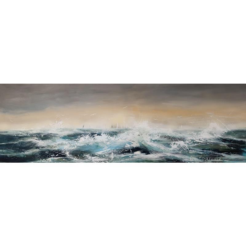 Pintura COUVERT por Ortis-Bommarito Nicole | Pintura Figurativo Marine Acrílico