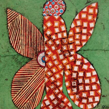 Painting Butterfly 2 by Ortiz Gustavo | Painting Raw art Acrylic, Gluing