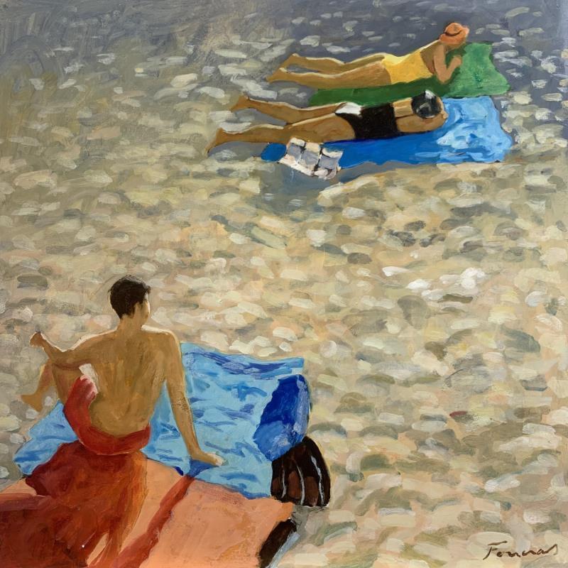 Painting Le temps qui passe by Foucras François | Painting Figurative Oil Acrylic