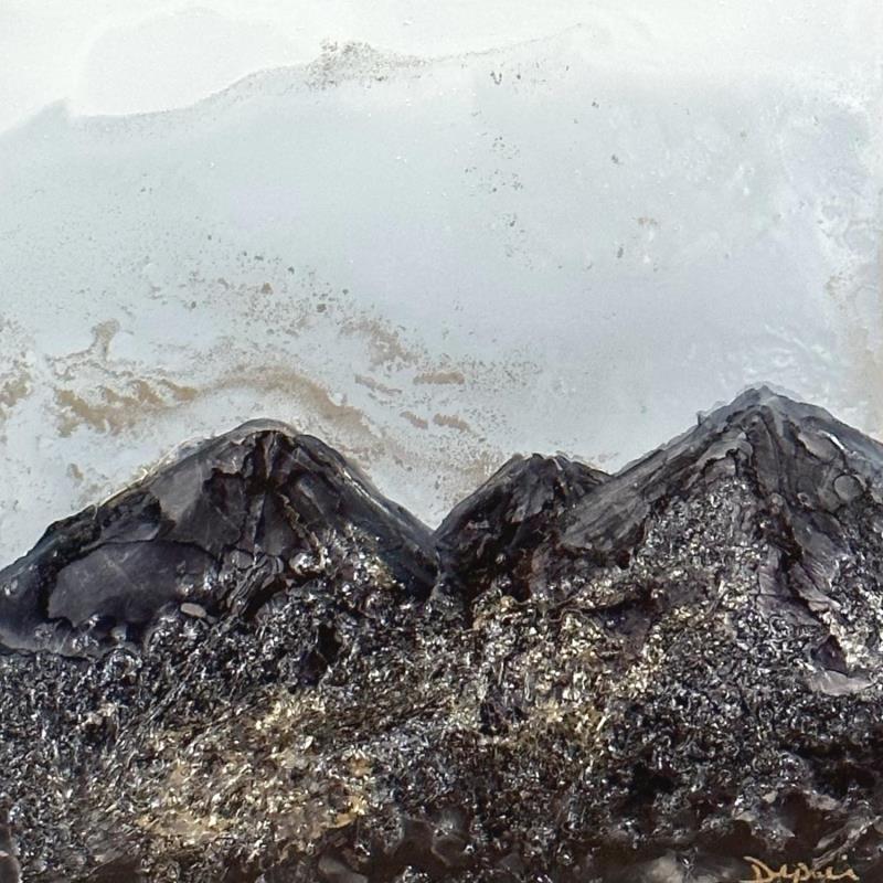 Peinture 1598 Poésie des Andes par Depaire Silvia | Tableau Abstrait Paysages Minimaliste Acrylique