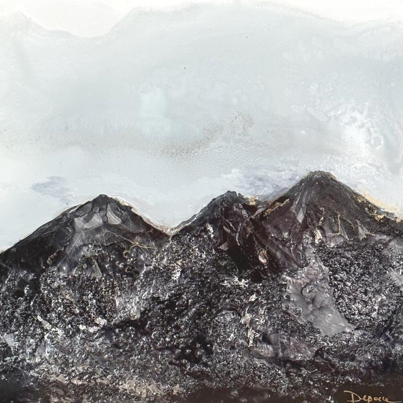 Painting 1599 Poésie des Andes by Depaire Silvia | Painting Abstract Landscapes Minimalist Acrylic