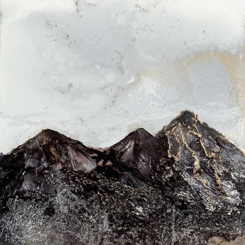 Painting 1600 Poésie des Andes by Depaire Silvia | Painting Abstract Landscapes Minimalist Acrylic