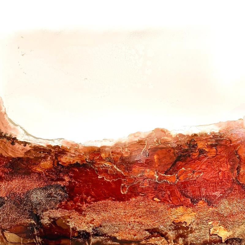 Peinture 1588 Nuit d'amour par Depaire Silvia | Tableau Abstrait Paysages Minimaliste Acrylique