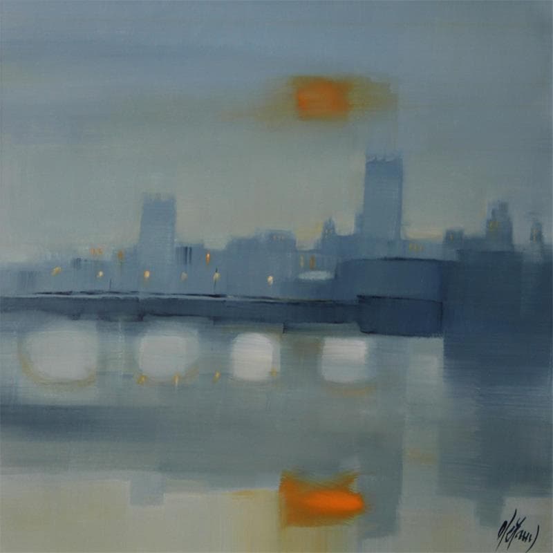 Painting ST50 by Héraud Alain | Painting Figurative Marine Oil