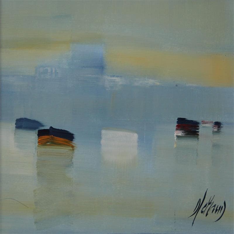 Painting ST30 by Héraud Alain | Painting Figurative Marine Oil