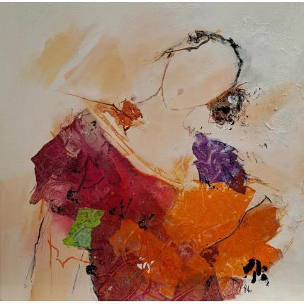 Peinture Muscade par Han | Tableau Abstrait Acrylique, Collage