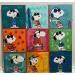 Pintura Snoopy cool by 9 por Kikayou | Pintura Pop art Graffiti Acrílico Collage