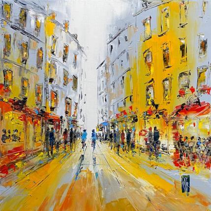 Painting Passage en ville by Raffin Christian | Painting Figurative Oil Urban