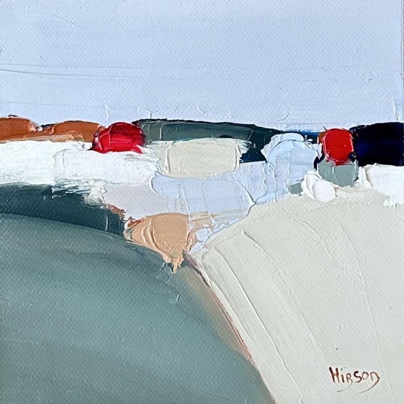 Gemälde Couleur d'automne 2 von Hirson Sandrine  | Gemälde Abstrakt Landschaften Natur Minimalistisch Öl