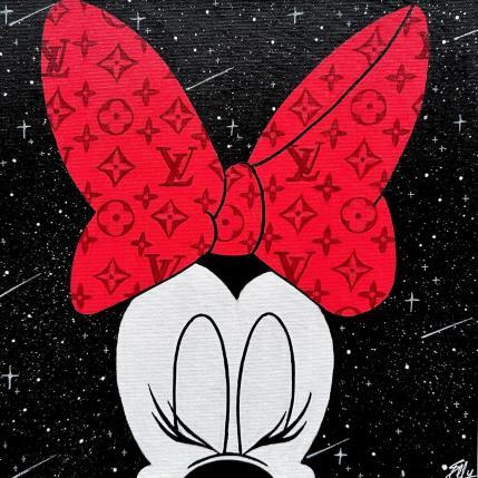 Painting Le nœud rouge by Elly | Painting Pop-art Acrylic, Posca Pop icons