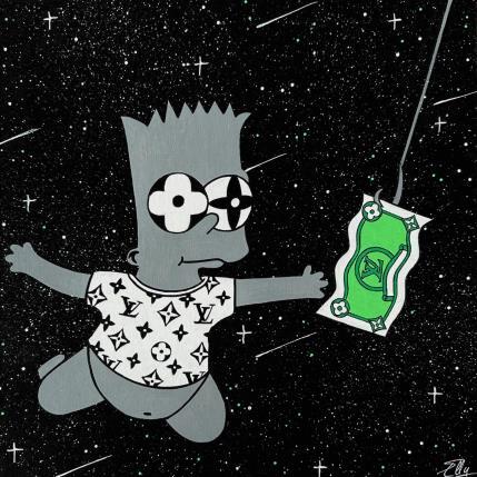 Painting L'amour du luxe by Elly | Painting Pop-art Acrylic, Posca Pop icons