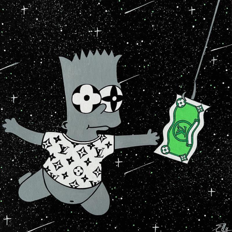 Painting L'amour du luxe by Elly | Painting Pop-art Pop icons Acrylic Posca