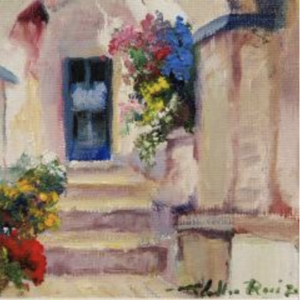 Painting Arco de Elvira by Cabello Ruiz Jose | Painting Figurative Oil Architecture