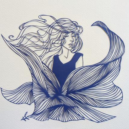 Gemälde Vent d'ivresse  von Atalanta Vanessa | Gemälde  Papier Alltagsszenen, Pop-Ikonen