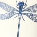 Peinture Libellule #2 par Atalanta Vanessa | Tableau Nature Animaux Natures mortes Papier