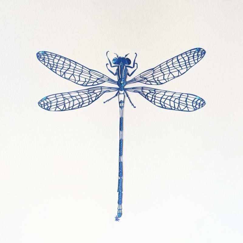 Peinture Libellule #2 par Atalanta Vanessa | Tableau Nature Animaux Natures mortes Papier