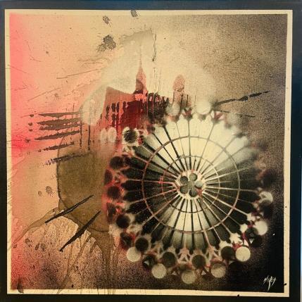 Painting Pinky Dream - Cathédrale de Strasbourg by Horea | Painting Figurative Oil Urban