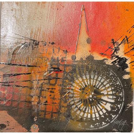 Gemälde Construction Cathédrale de Strasbourg von Horea | Gemälde Figurativ Öl Urban