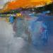 Painting Abstract 36.19 by Castan Daniel | Painting Figurative Landscapes Oil