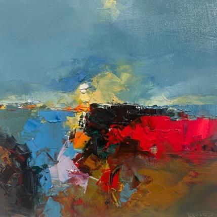 Painting Abstract 36.17 by Castan Daniel | Painting Figurative Oil Landscapes
