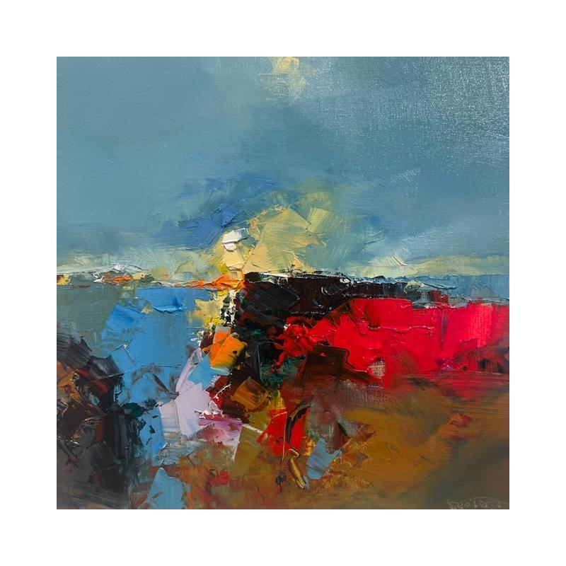 Painting Abstract 36.17 by Castan Daniel | Painting Figurative Landscapes Oil