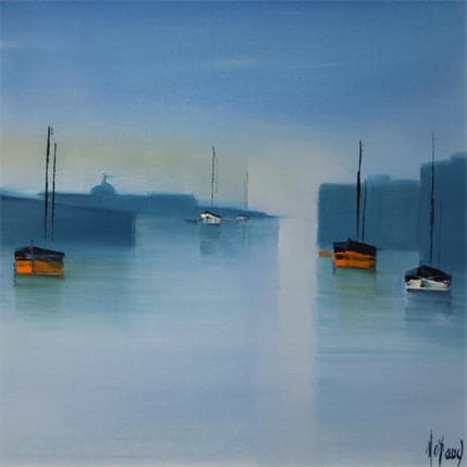 Painting ST59 by Héraud Alain | Painting Figurative Oil Marine