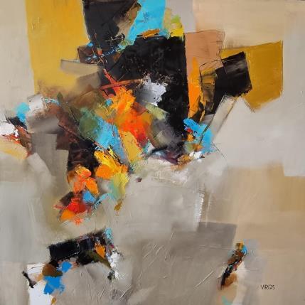 Painting Small miracles by Virgis | Painting Abstract Oil Minimalist