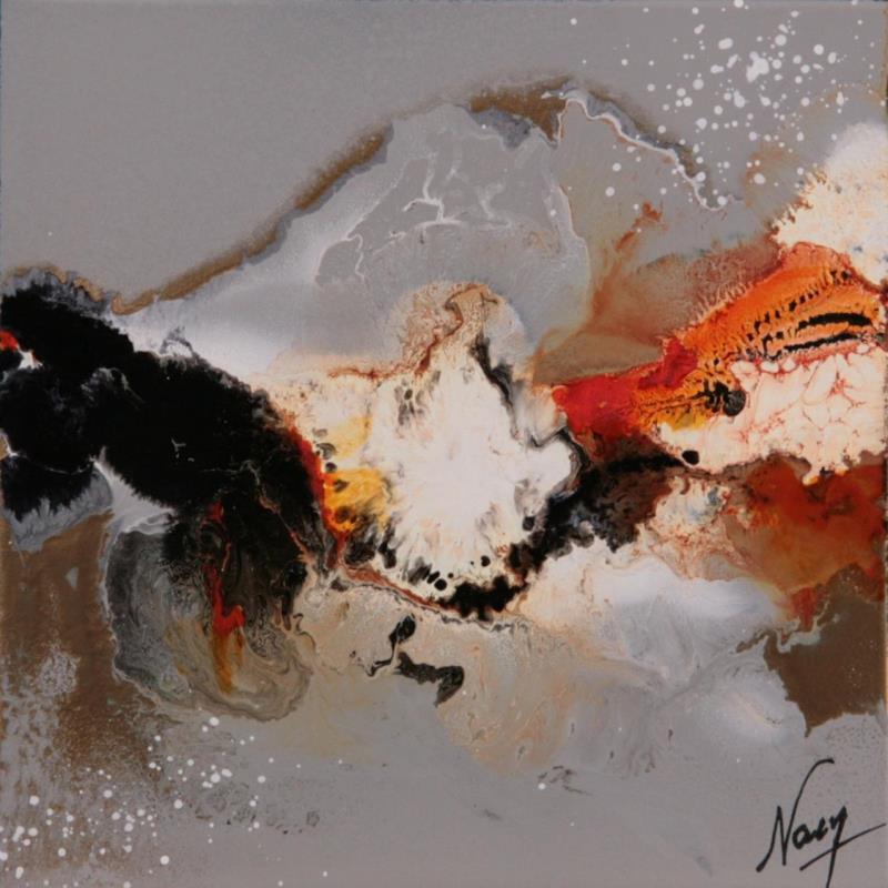 Peinture C2669 par Naen | Tableau Abstrait Acrylique Encre