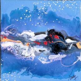 Peinture C2625 par Naen | Tableau Abstrait Acrylique, Encre