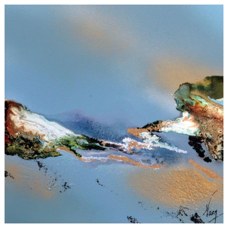 Painting C2172 by Naen | Painting Abstract Acrylic Ink