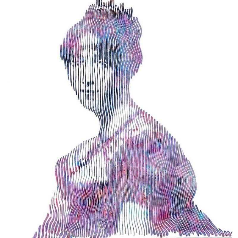 Painting Joséphine de Beauharnais by Schroeder Virginie | Painting Pop-art Pop icons Acrylic