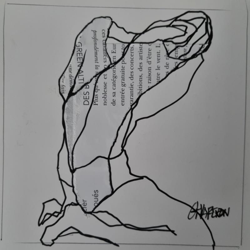 Pintura F1 Raison d'être 2 por Chaperon Martine | Pintura Figurativo Desnudo Acrílico