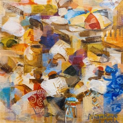 Painting Marché Africain 2 by Lama Niankoye | Painting