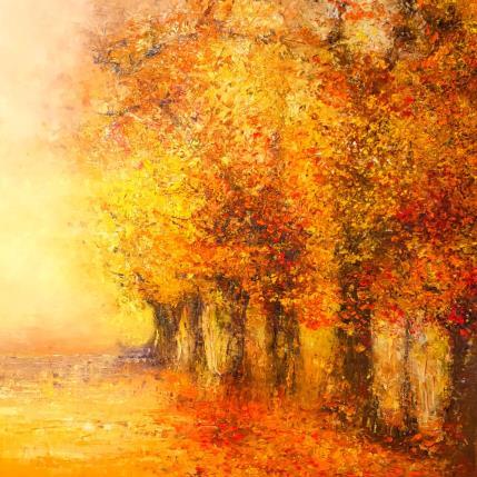 Peinture Automnale par Levesque Emmanuelle | Tableau  Huile