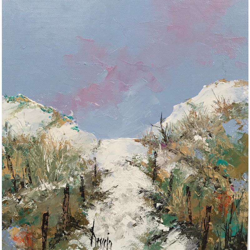 Peinture Dunes par Dessein Pierre | Tableau Figuratif Huile