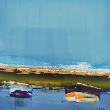 Painting ST49 by Héraud Alain | Painting Figurative Oil Marine