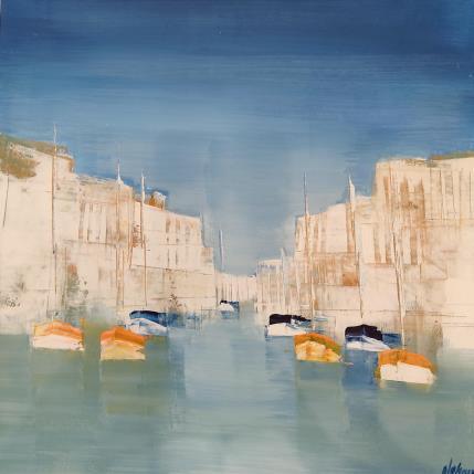 Painting ST61 by Héraud Alain | Painting Figurative Oil Marine